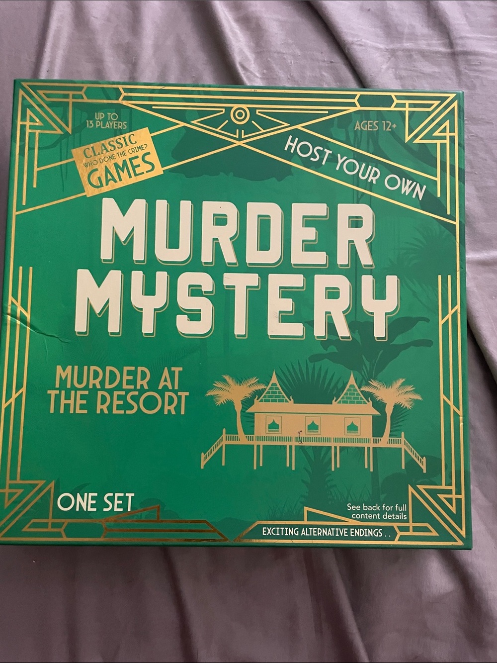 Classic Murder Mystery: Murder at the Resort - NIB/ sealed